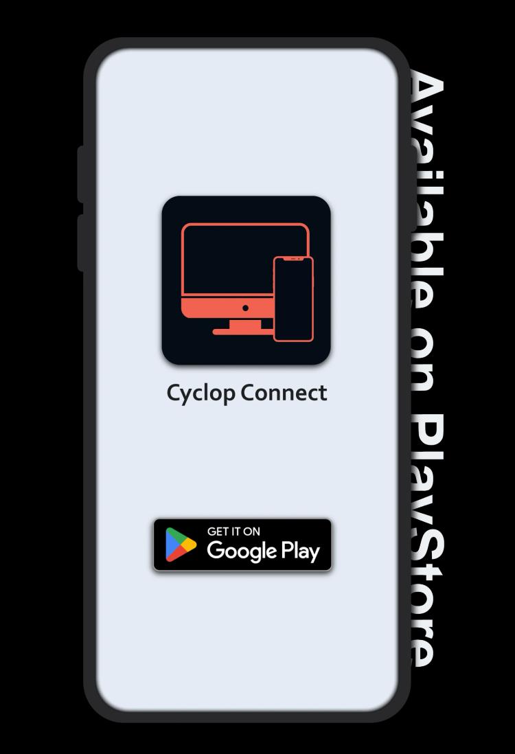 Cyclop Connect syncing a phone with the desktop