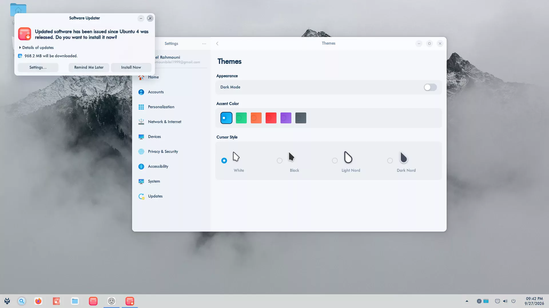 The Cyclop OS desktop
